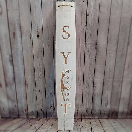 Fassdaube "Sylt mit Koordinaten (HK1)"